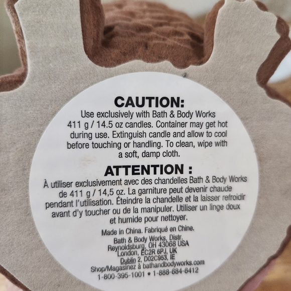 New Bath & Body Works Owl 3 Wick Candle Holder Decor Gift HTF - Picture 5 of 7